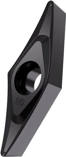 Plaquette de tournage ISO VCGT 110202E-SF3 Ø 2,8 mm T6310 revêtement PVD — lot de 10 pièces