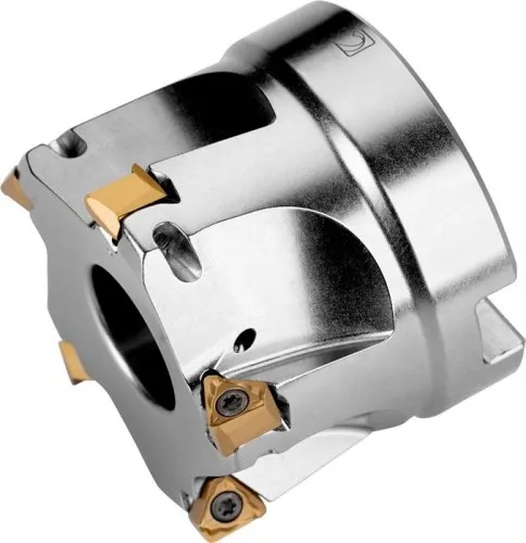 Pramet Fraise en bout à surfacer ISO 63A09R-S90TN10-C Ø22 mm Rotation à droite Diamètre de coupe Ø63 mm