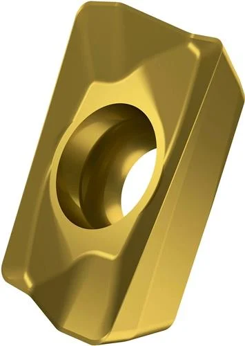 Plaquette de fraisage ISO ADMX 070202SR-M : M8330 D.2,2mm revêtement PVD or — lot de 10 pièces