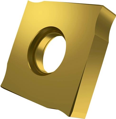 Plaquette amovible ISO SNHQ 1205AZTN:M8330 D.5mm revêtement PVD couleur or — lot de 10 pièces