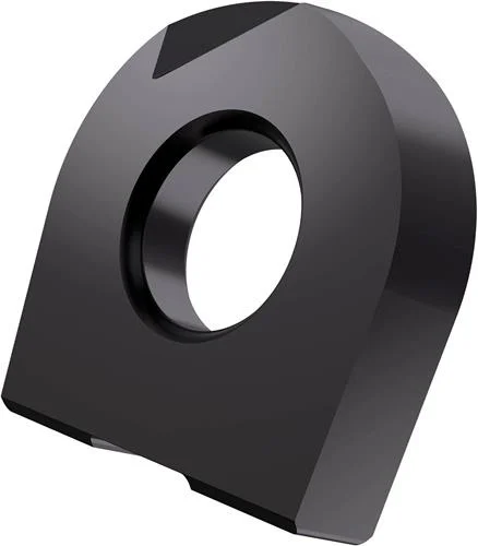 Plaquette de fraisage ISO RC 25:M8330, diamètre alésage 6 mm, revêtement PVD or — lot de 10 pièces