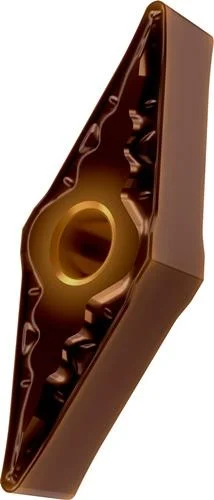 Plaquette de tournage ISO VNMG 160404E-FM :T8430 Perçage Ø 3,81 mm PVD PRAMET — lot de 10 pièces