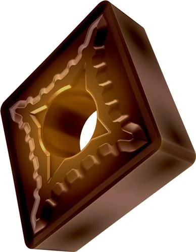 Plaquette de tournage ISO CNMG 160608E-SM:T8430 D.6,35mm revêtement PVD — lot de 10 pièces