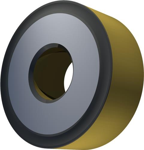 Plaquette indexable ronde ISO RNMG 250900E-081:T9415 D. 9,12 mm Revêtement MT-CVD — lot de 10 pièces