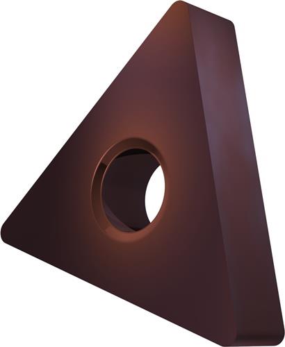 Plaquette de tournage réversible ISO TNMA 220408:T8415 D.5,16mm revêtue PVD or-brun — lot de 10 pièces