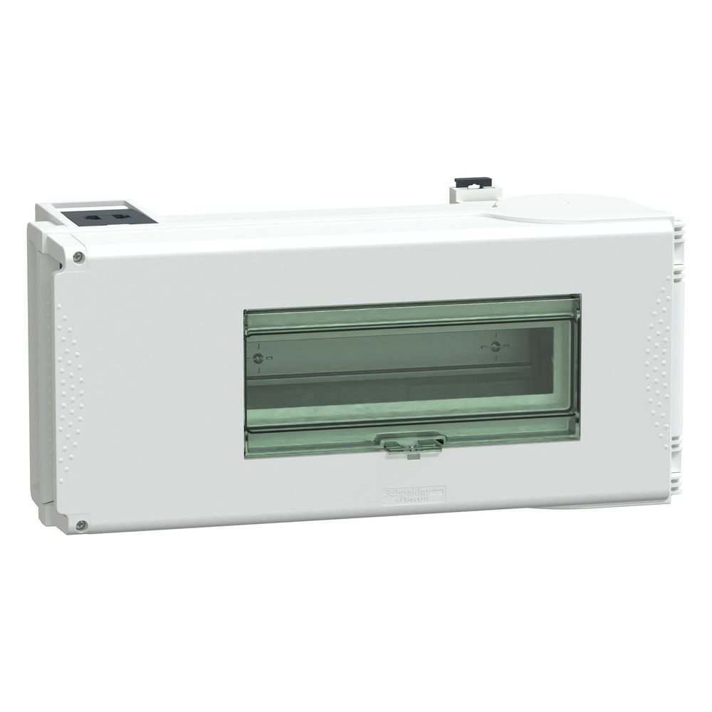 Schneider Electric Boîte de dérivation Canalis KSB100SM412, 100A 12 modules 4 pôles, plastique, blanc