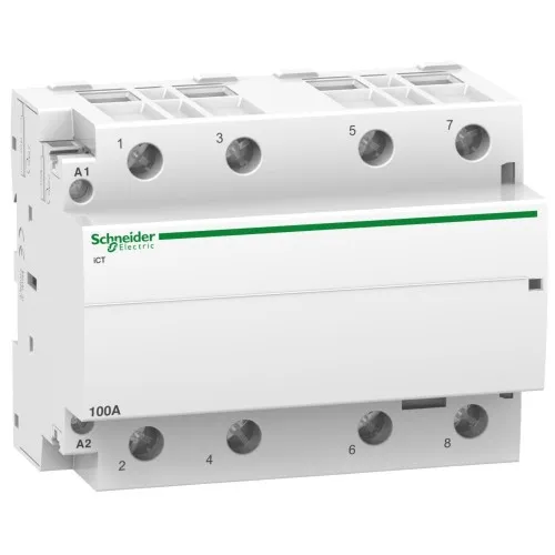 Contacteur de puissance Schneider Electric Acti 9 iCT, 4P, 100A, 220-240 V AC, 50 Hz