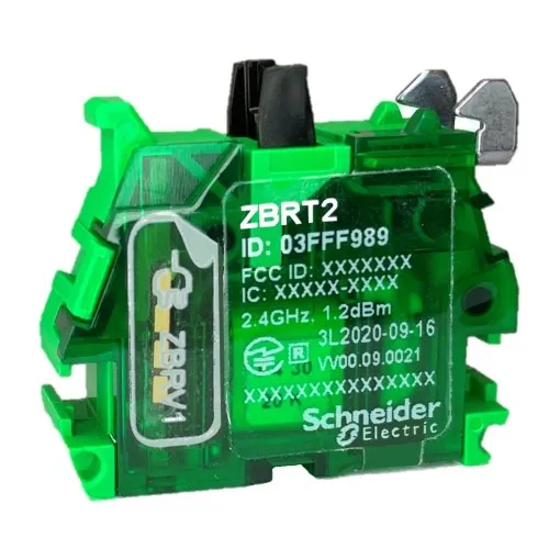 Bouton-poussoir sans fil à double effet Schneider Electric ZBRT2
