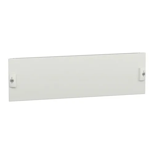 Schneider Electric Plaque frontale PrismaSeT LVS03803, 3U, 500x150 mm, acier, blanc RAL 9003
