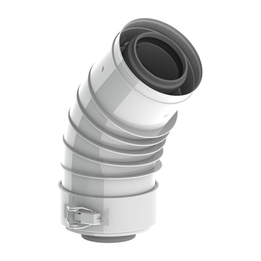 Remeha Coude PPS, DN 80/125, 45°, M85052W