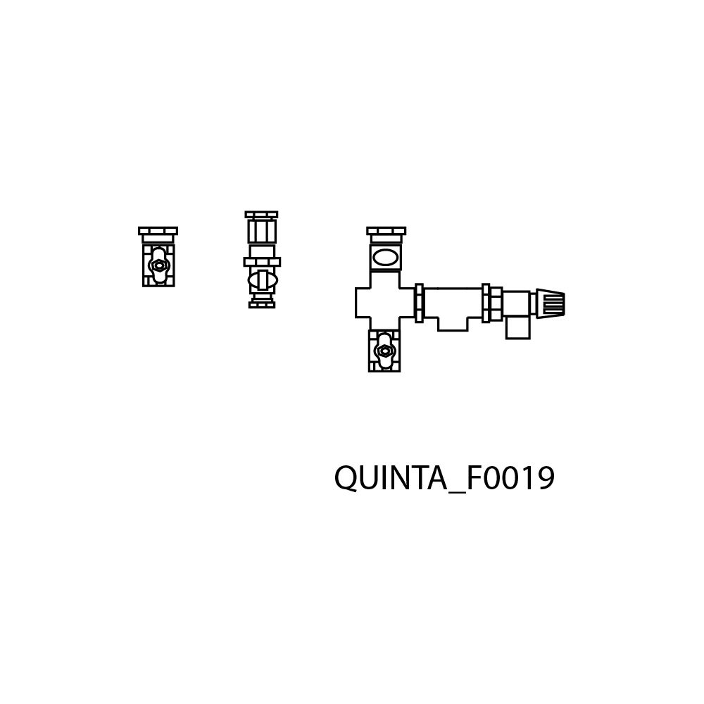 Remeha Kit de raccordement apparent pour Quinta Ace 115, M664417