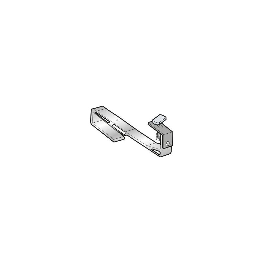 Plaque de montage Remeha pour crochets de toit en aluminium ER38 et EG311/312, 100013485