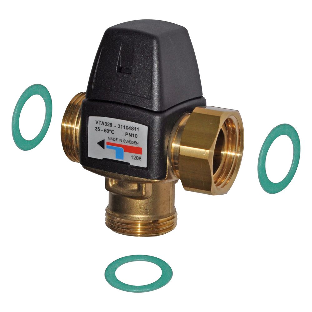 Mélangeur d'eau chaude sanitaire Remeha EC60, G 1", 35-60°C, 100019425