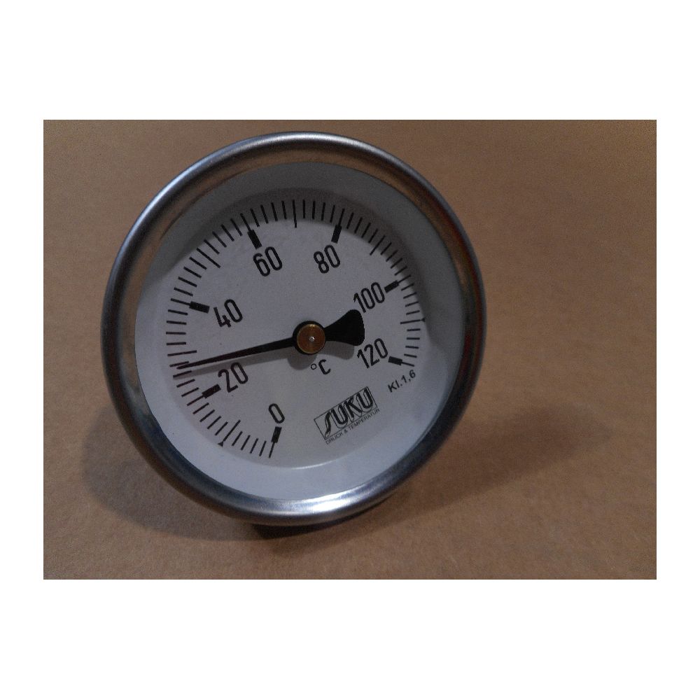 Remeha Thermomètre, 0-120 °C, 63 mm, Classe 1,6, 7628540