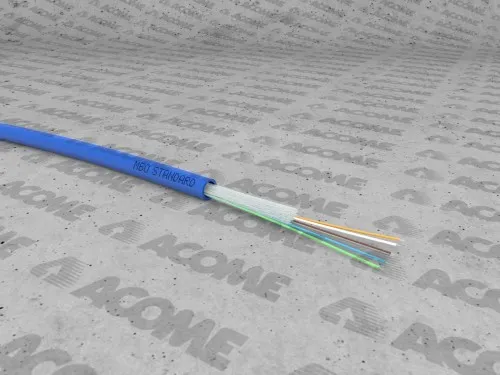 Câble optique Acome U-VQ(ZN)BH B1234A-Dca 6G50/125 OM4 résistance à la traction 0,8 kN