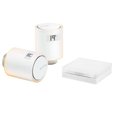 Netatmo NVP-PRO Thermostat d'ambiance connecté pour radiateurs - Kit de démarrage (sans installation de chauffage central)