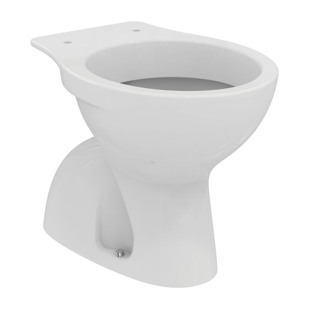 Ideal Standard Eurovit - WC à chasse d’eau profonde sur pied, sortie arrière verticale, 360x560x395 mm - Blanc