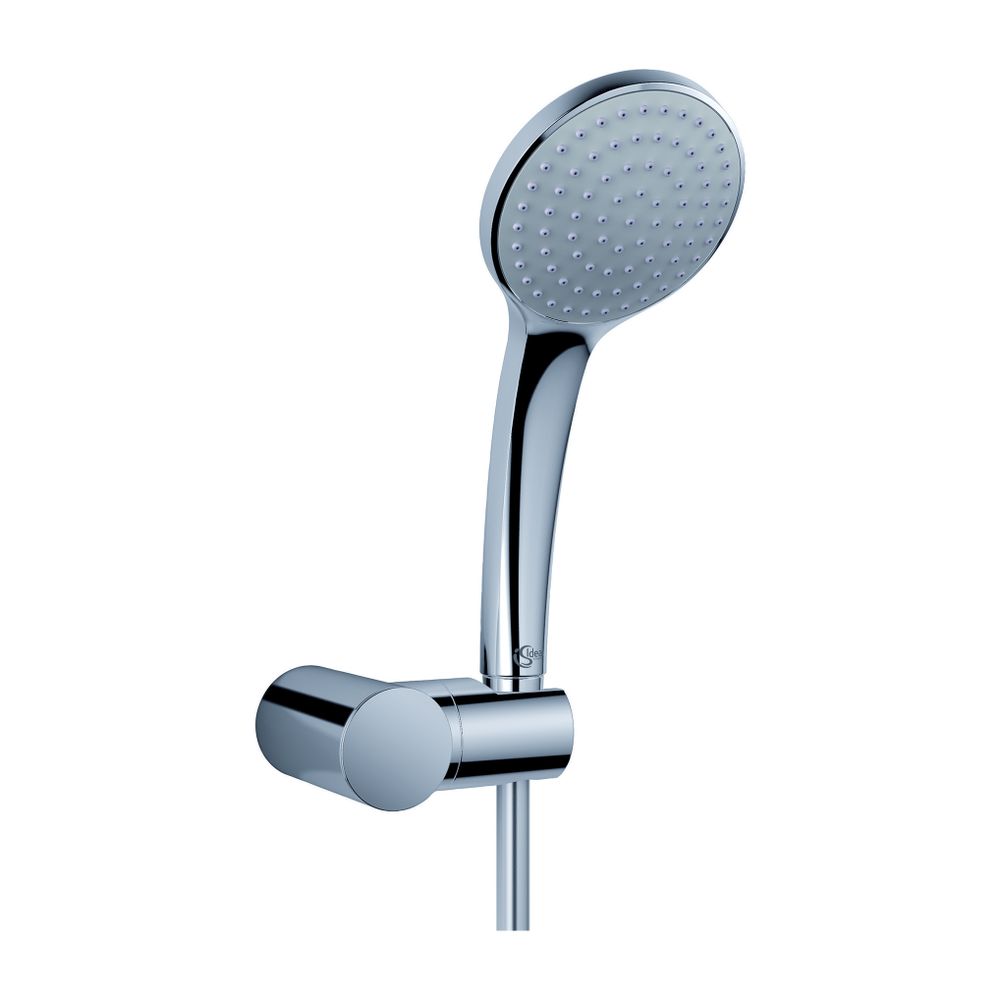 Pommeau de douche manuel Idealrain 1 jet 8 l/min chromé 100 mm