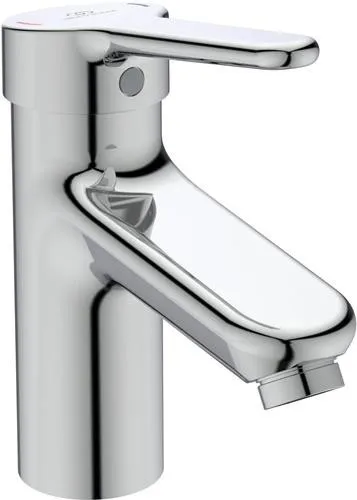 Robinetterie de lavabo Ideal Standard IS Ceraplus ND avec garniture d'évacuation, sortie 112 mm, chromé