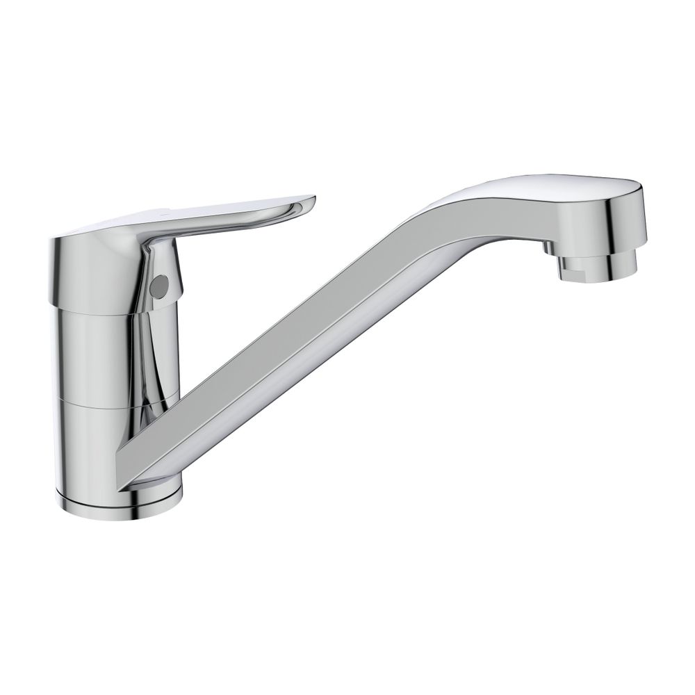 Robinetterie de cuisine Ideal Standard Ceraflex, bec orientable 228 mm, finition chromée