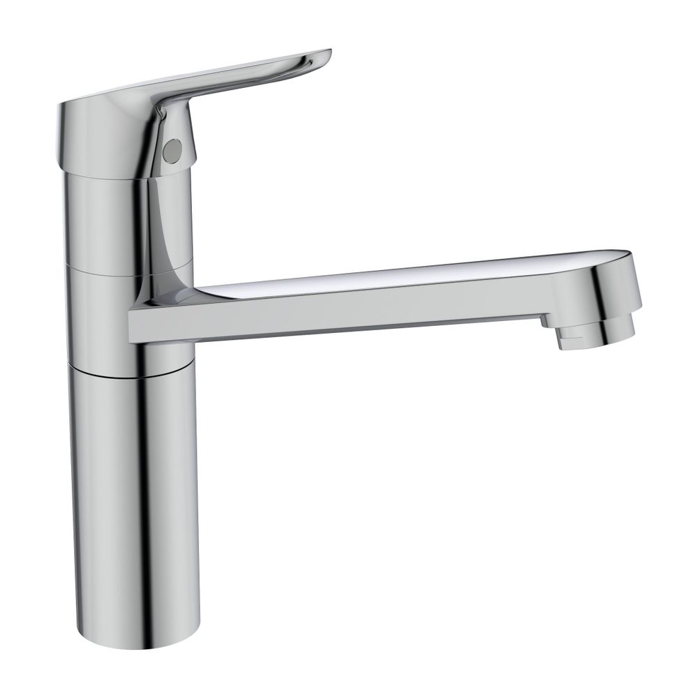 Robinet de cuisine Ceraflex Ideal Standard, bec haut 222 mm, finition chromée