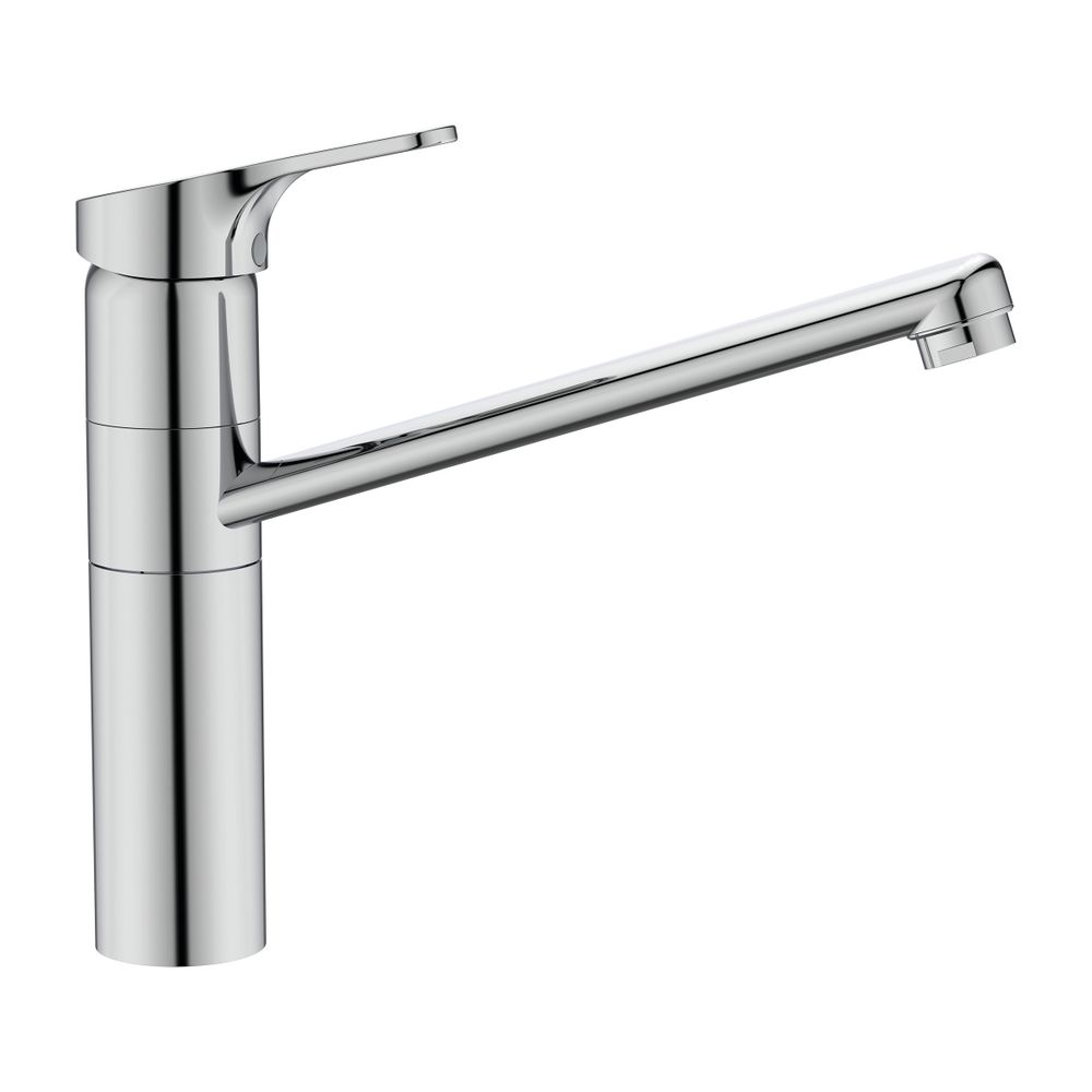 Robinetterie de cuisine Ideal Standard Cerafit, bec haut, sortie de tube 221 mm, chromé