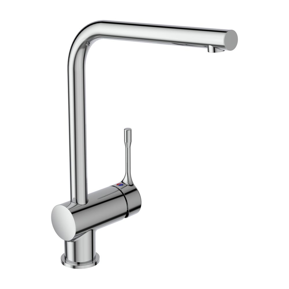 Robinetterie de cuisine Ideal Standard Ceralook, sortie haute, bec de 225 mm, chromé