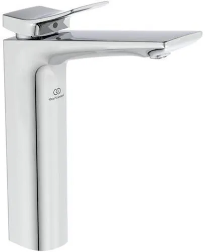 Ideal Standard IS WT-Armatur Conca, avec socle rallongé, avec évacuation, sortie 150 mm, Chrome