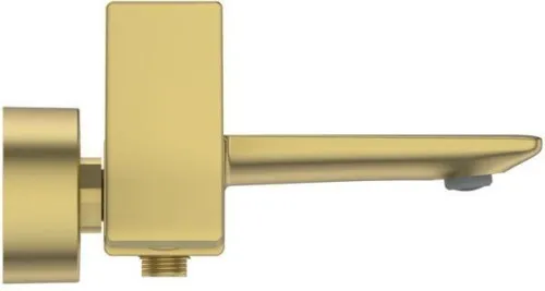 Robinetterie de baignoire Ideal Standard IS Conca, finition brossé or