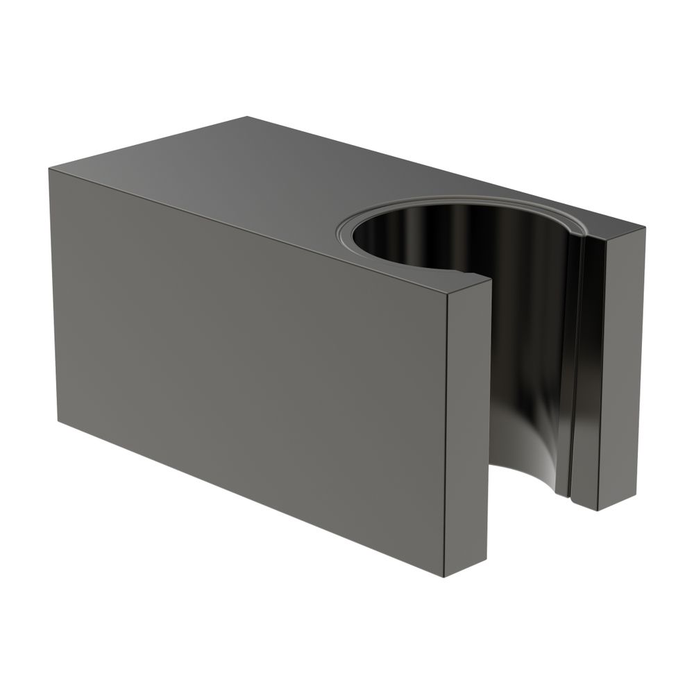 Ideal Standard Support mural Idealrain, rosace carrée, pour pommeau de douche, Magnetic Grey