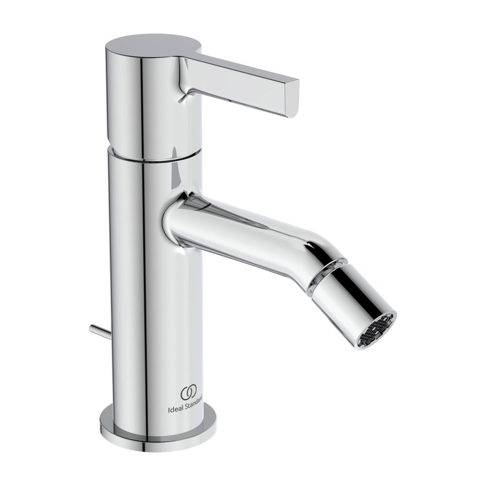 Robinetterie de bidet Ideal Standard JOY, avec garniture de vidange, sortie 110 mm, chromé
