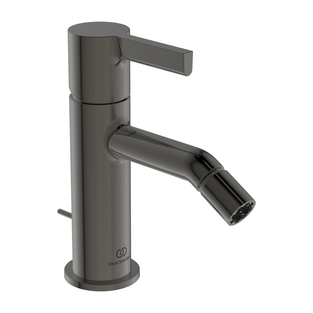 Robinetterie de bidet Ideal Standard JOY, avec évacuation 110 mm, Magnetic Grey