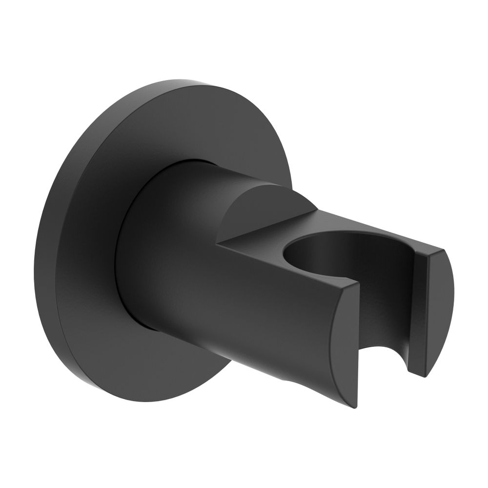 Ideal Standard Support mural Idealrain Round rond pour pommeau de douche Silk Black