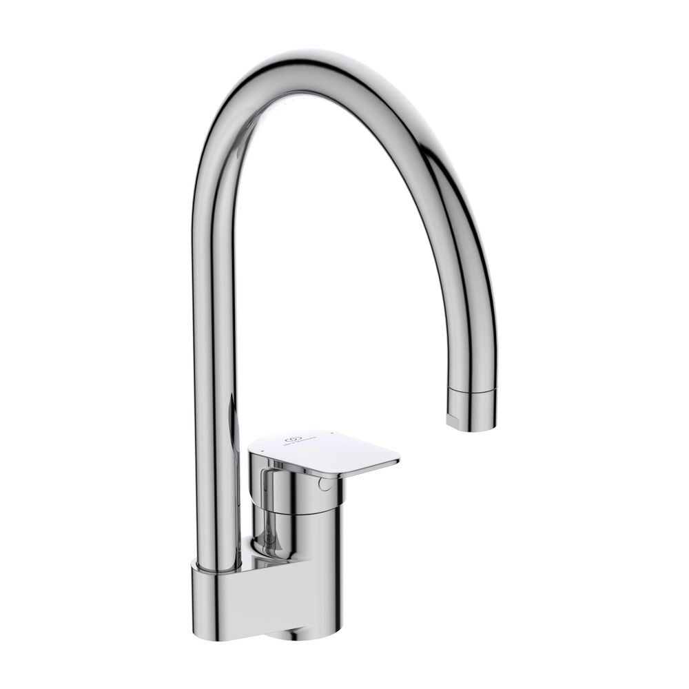 Robinetterie de cuisine Ideal Standard Ceraplan, sortie de tuyau 200 mm, chromé