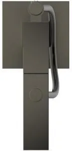 Robinetterie de bain Ideal Standard IS Extra sur pied avec bec orientable Ausld.189mm Magnetic Grey