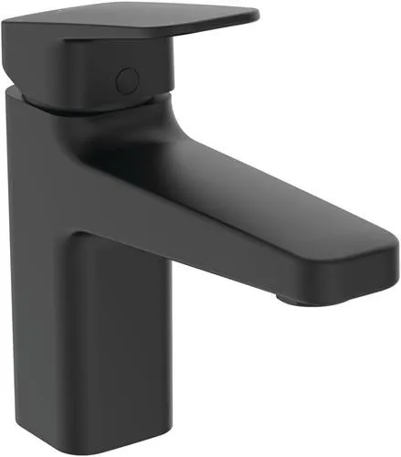 Robinet de lavabo Ideal Standard IS Ceraplan H90 sans bonde Sortie 124mm Silk Black