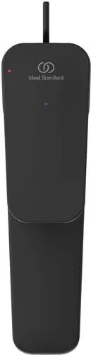 Ideal Standard Robinetterie de lavabo Ceraplan H90 avec flexible Sortie 124 mm BlueStart Noir soie