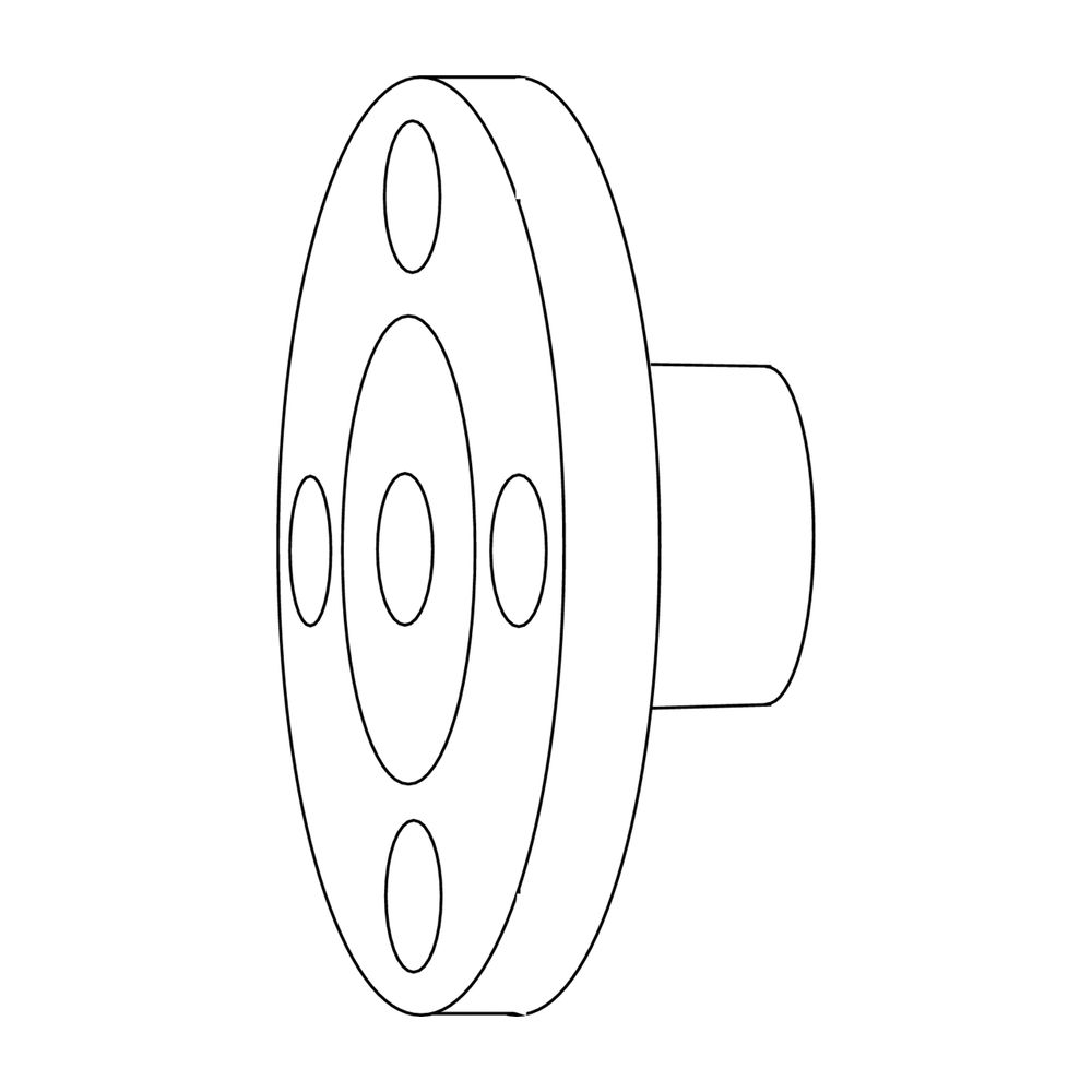 Raccord à bride IMI TA G 1 1/4" x 115 mm, longueur de construction 62 mm, sortie