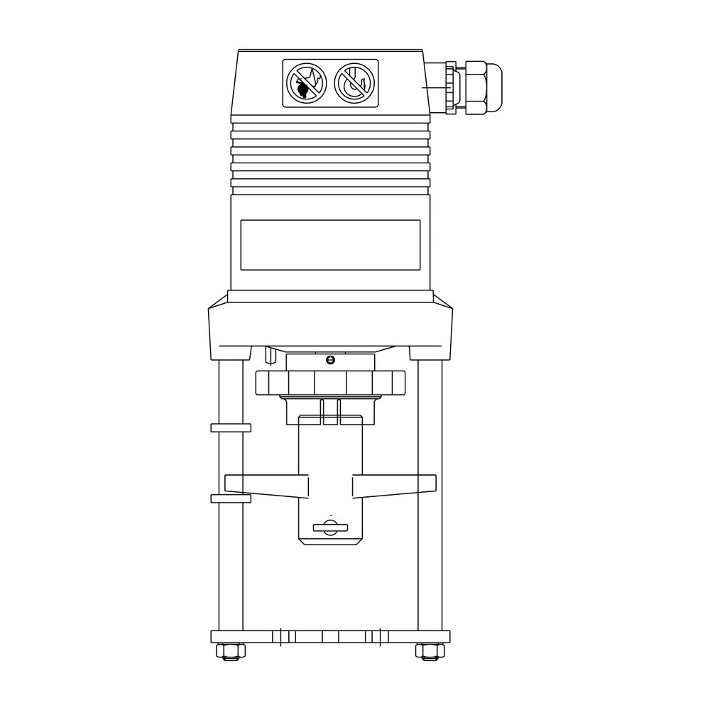 IMI TA Adaptateur pour TA-MC55, -Y et TA-MC100 pour montage sur TA-Fusion-C et -P, DN 65-150