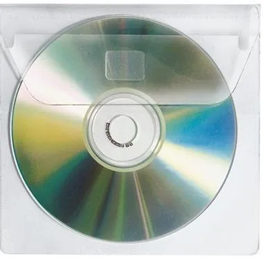 Pochettes CD/DVD 2259000 1CD PP transparentes 10 unités