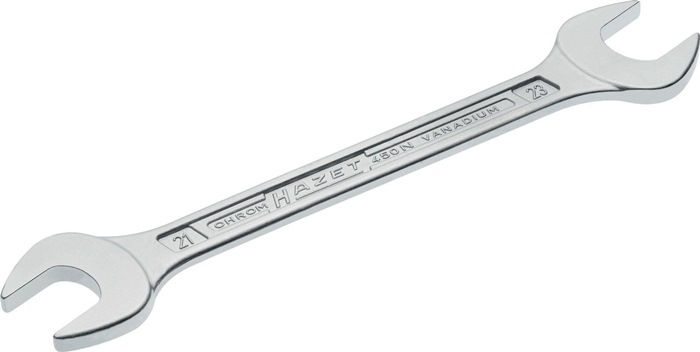 Clé à fourche double HAZET pour profil hexagonal extérieur 450N