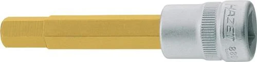 Embout de douille HAZET 8801 3/8" 6 pans SW 6 mm L 65 mm - 8801-6