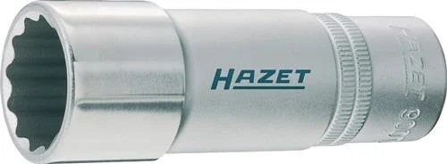 Douille à cliquet HAZET (1/2") ∙ Profil extérieur double six pans creux (Tractionsprofil)