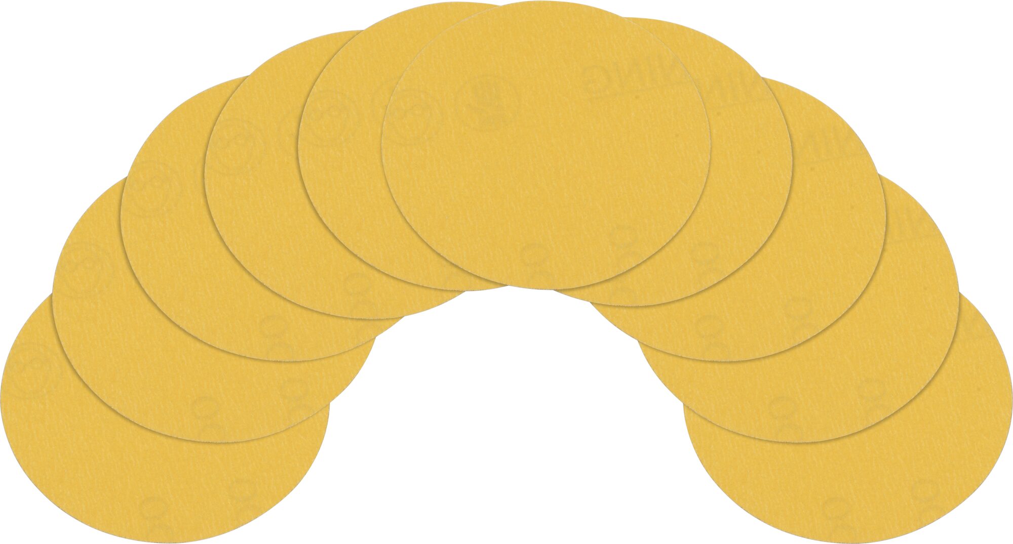 Pads de ponçage de rechange HAZET, grain 320, Ø 76,2 mm — lot de 10 pièces
