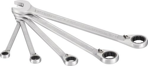 Jeu de clés à pipe à profil extérieur double six pans HAZET Knarren Ring-Maulschlüssel
