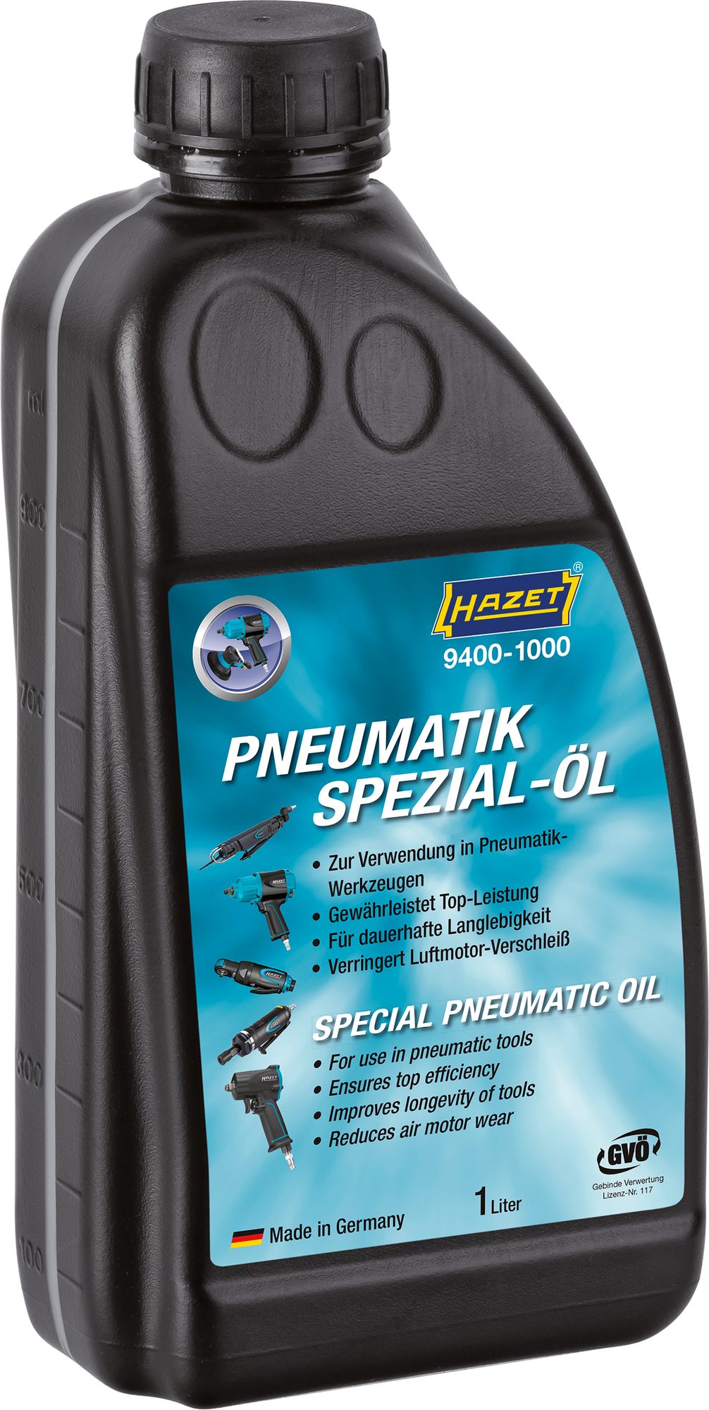 Huile spéciale pneumatique HAZET, 1 000 ml