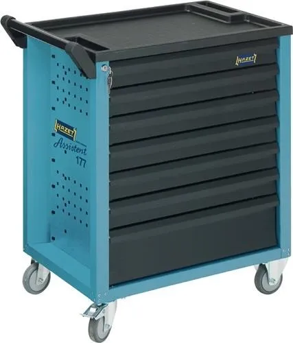 Chariot à outils Hazet 177 B780xT498xH915mm 300kg 7 tiroirs 217 pièces acier