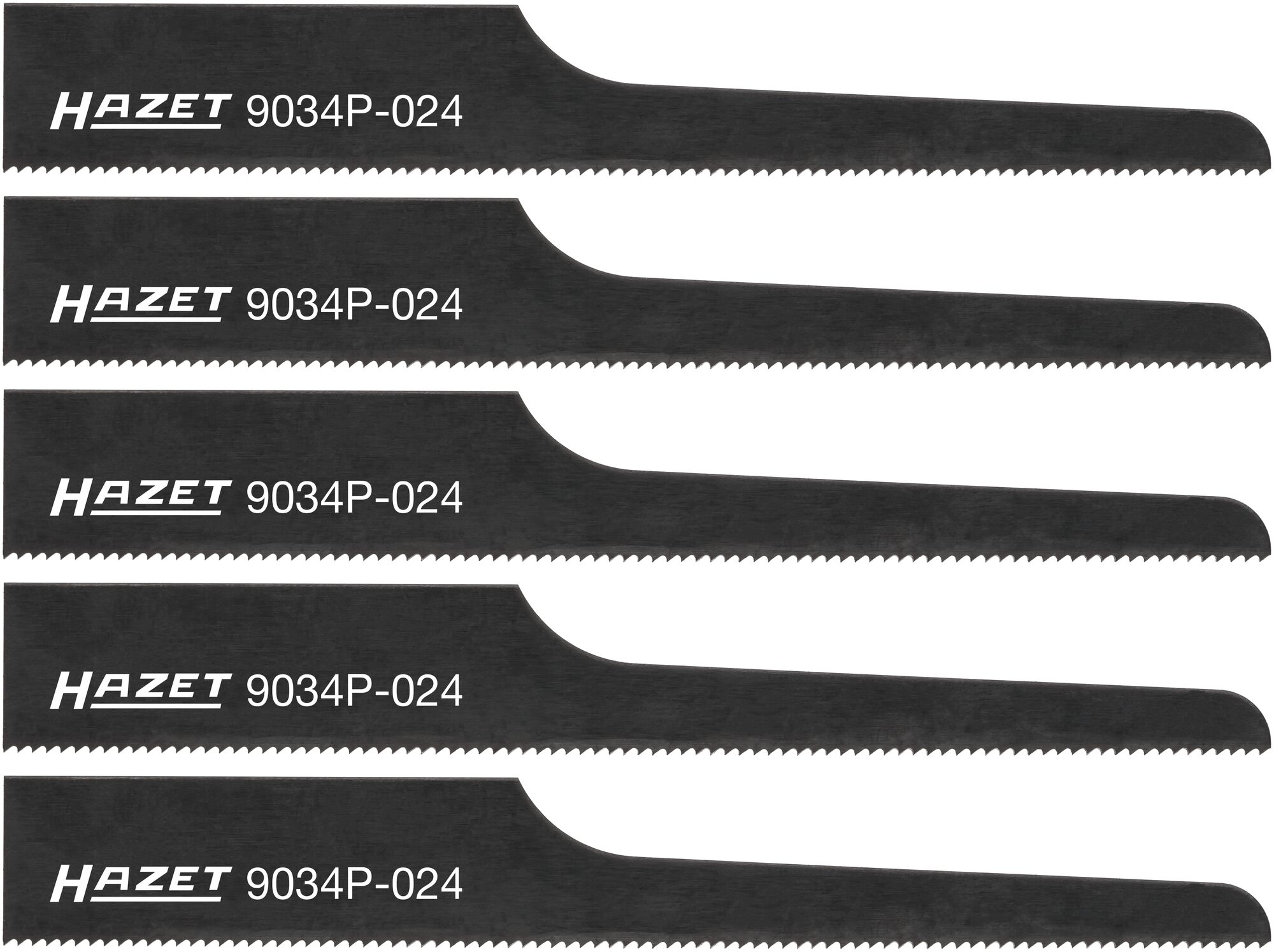 Jeu de lames de scie sauteuse HAZET (5 pièces) — lot de 5 pièces