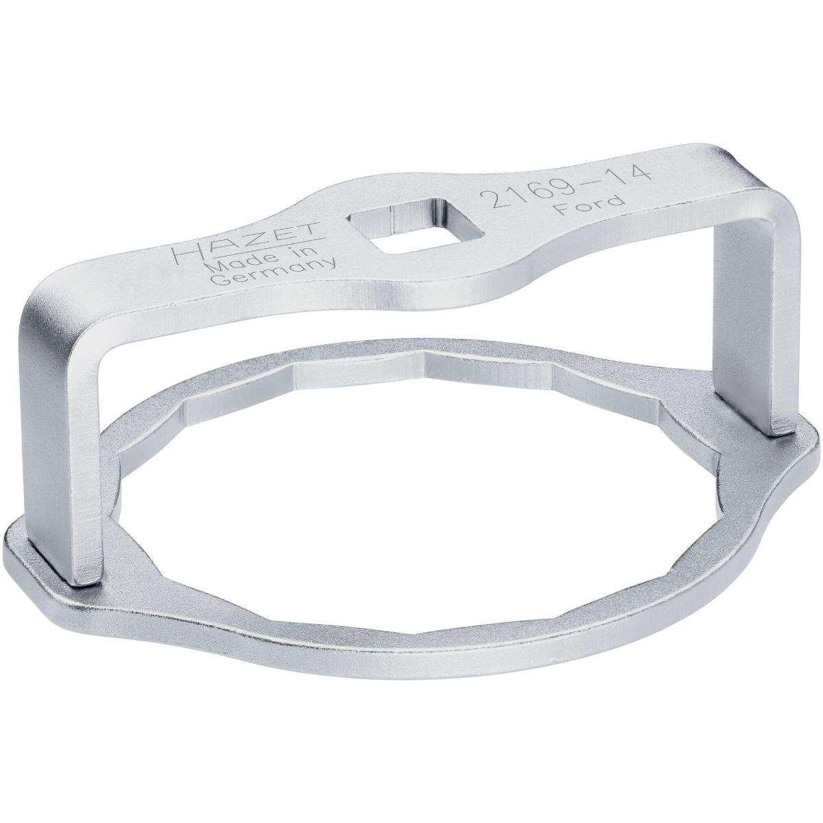 Clé à filtre à huile HAZET carré 12,5 mm (1/2 pouce) 14 pans extérieur, pour Ford