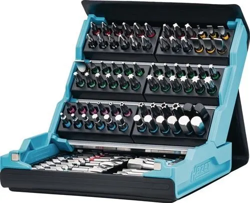Jeu de bits HAZET SmartCase Hex 6,3 (1/4 pouce) 96 pièces